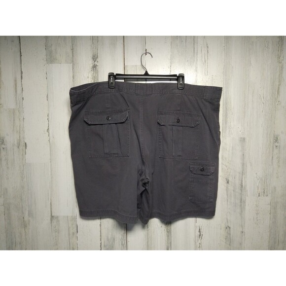 Cabelas Mens Cargo Shorts Size 48 Gray Cotton Stretch Outdoor Pockets Button - Picture 4 of 9